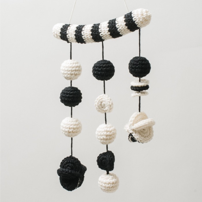 [DIY] 드림모빌(흑백) - Dream Mobil (black/white) crochet