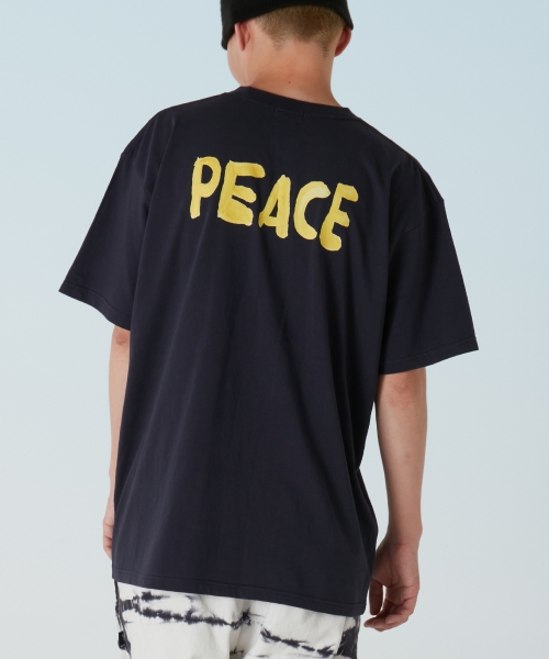 [SLCO X PEACE] PEACE LOGO_숏슬리브 [네이비]