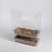 PE 비닐쇼핑백 투명 20x30+9(옆면너비) (100장)