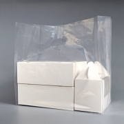 PE 비닐쇼핑백 투명 35x45+20(옆면너비) (100장)