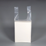 PE 비닐쇼핑백 투명 18x50+15(옆면너비) (100장)